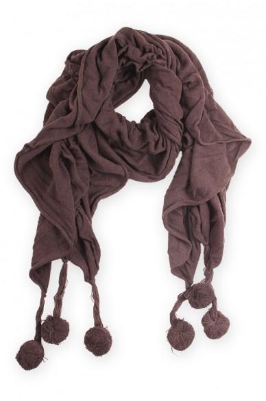 Chocolate Brown Neck Scarf