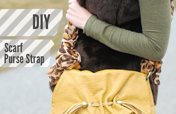 DIY: How to Use a Scarf as a Purse Strap