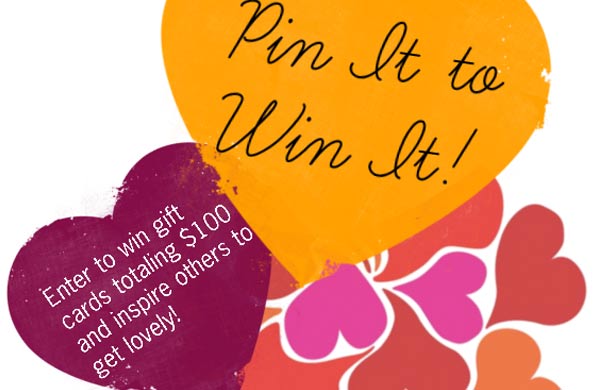 For the Love of Pinterest: Win $100 in Gift Cards!