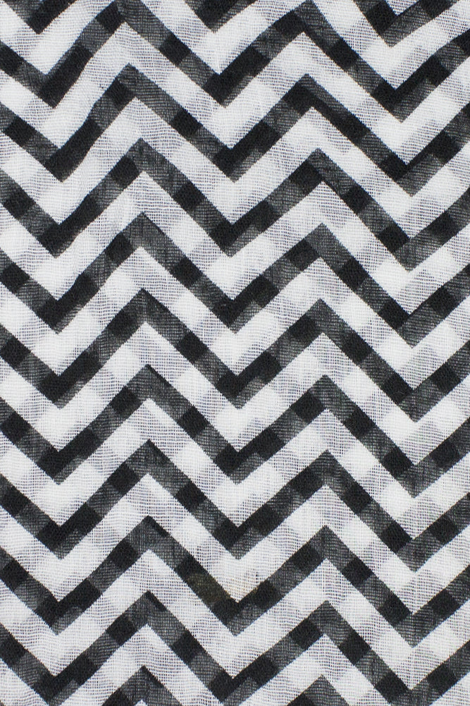 chevron pattern with infinity sign