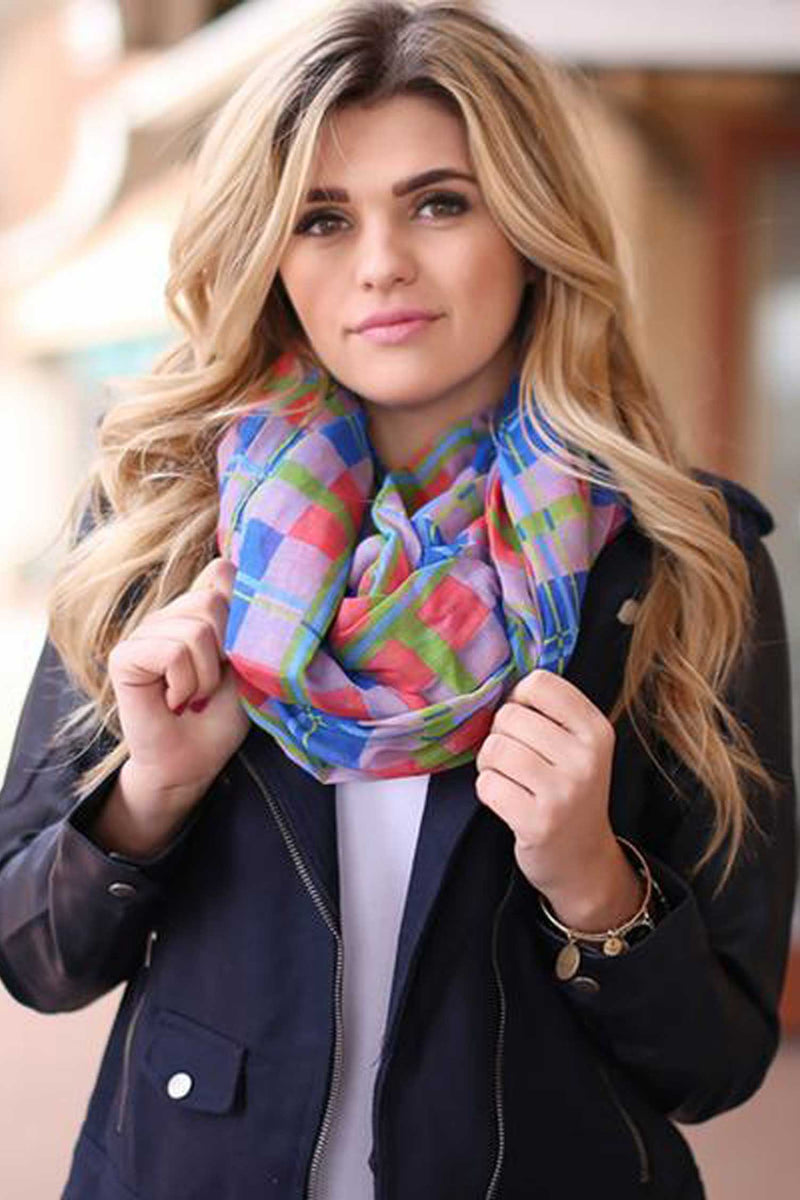 Fall/winter Plaid Scarf, And Linen Texture Fashionable Shawl, Sun